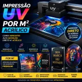Impressão em Folha Acrílico Cristal 2mm 2