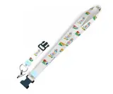 Cordão Digital Personalizado 20mm Com extensção, Engate e acabamento em Argola e Jacaré 1