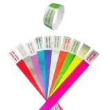 Pulseira de Plástico para Festas e Eventos PVC Soft Econômica - Personalizada com Lacre Adesivo 1